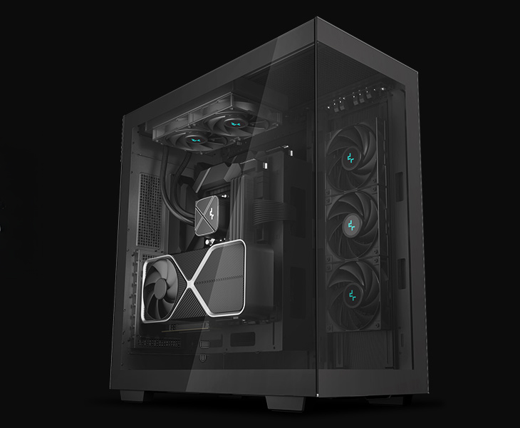 DeepCool LS520S ZERO DARK Liquid Cooler 240mm 4th Gen Pump